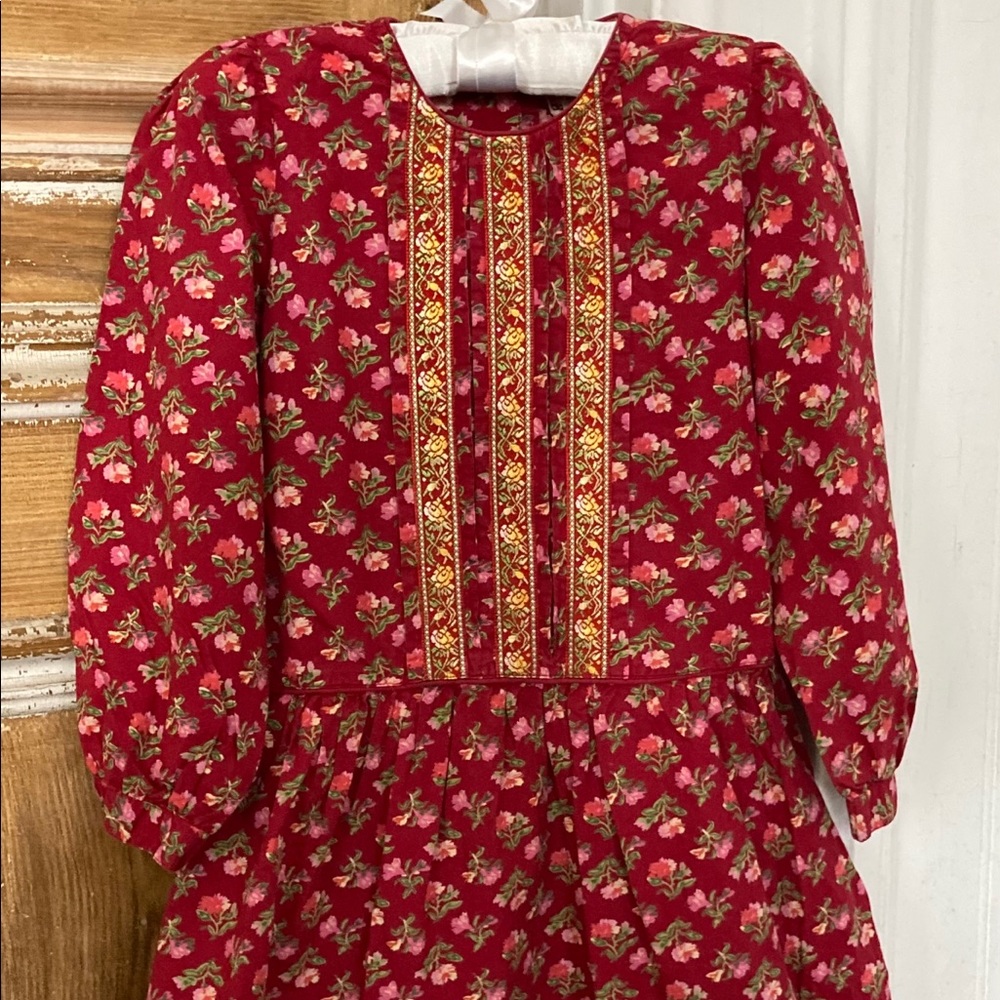 April Cornell Red Dress Size 5/6